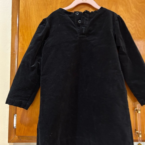 Hanna Anderson Sz 5 Velvet Dress w/embroidery - Picture 2 of 3